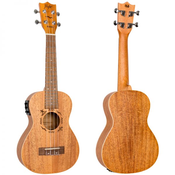 Flight - DUC323 EQ Mahogany Concert Ukulele