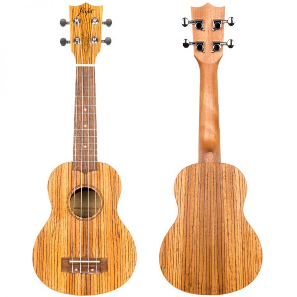 Flight - DUS322 Zebrawood Soprano Ukulele