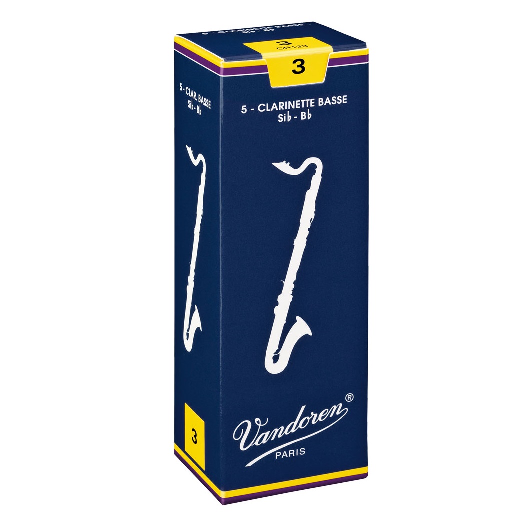 Vandoren - Traditional Bass Clarinet Reeds in Sib-Bb