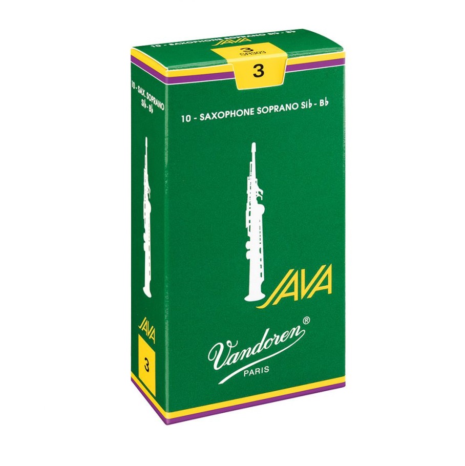 Vandoren - Java Green Soprano Saxophone Reeds in Sib-Bb