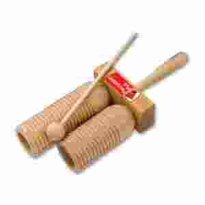 Percussion Plus - Double Wooden Guiro Agogo (PP252)