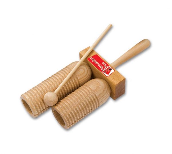Percussion Plus - Double Wooden Guiro Agogo (PP252)