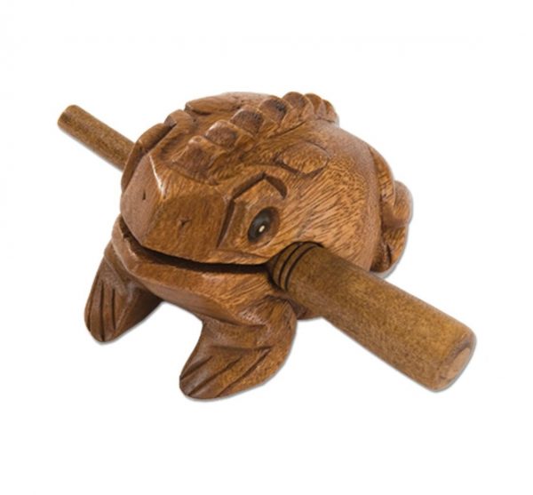 Percussion Plus - Brown Frog Guiro with Scraper (PP623)