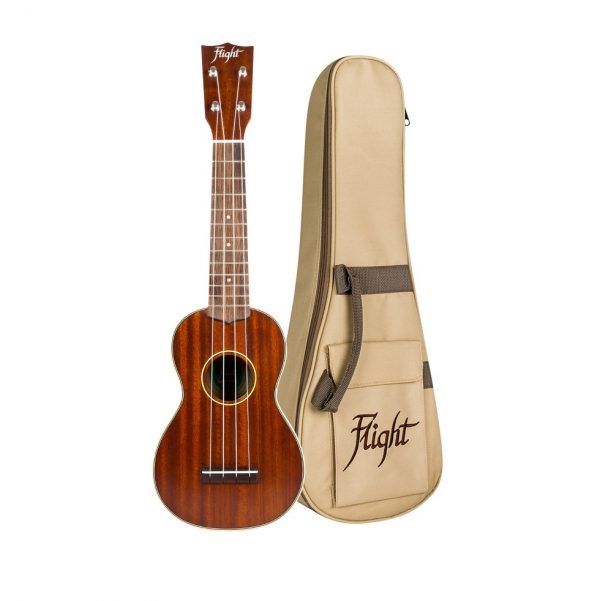 Flight - MUS-2 Solid Mahogany Soprano Ukulele