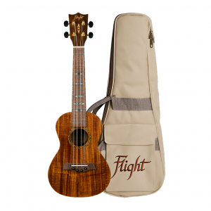 Flight - DUC445 Glossy Acacia Concert Ukulele