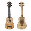 Flight - DUS410  QA Quilted Ash Soprano Ukulele