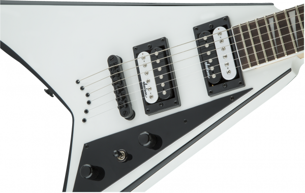 Jackson - JS Series Rhoads JS32T White w. Black Bevels (2910127577)