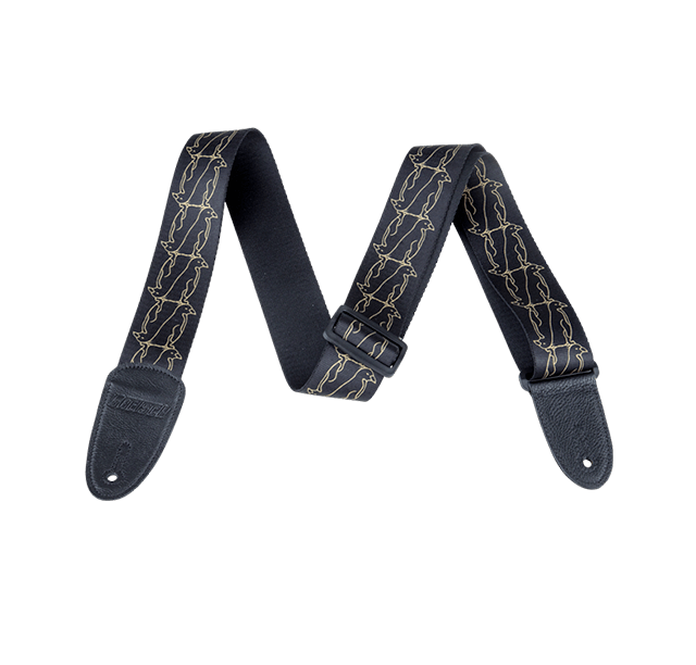 GRETSCH Double Penguins Strap Black/Gold ギターストラップ グレッチ Gretsch Double Penguin Gold⁄Black Strap : : Musical Instruments  \u0026 DJ