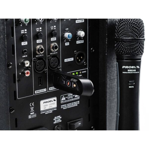 Proel - V12 Free Portable 12″ Loudspeaker Sound System