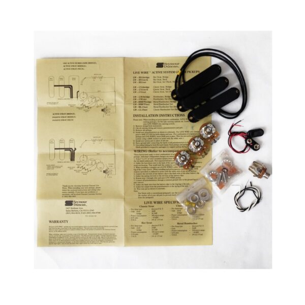 Seymour Duncan - LW-CS1 Classic Live Wire Stratocaster Active Pickup Set