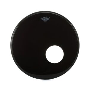 Remo - Powerstroke 3 Ebony 22" Bass DynamO 5" (P3-1022-ES)