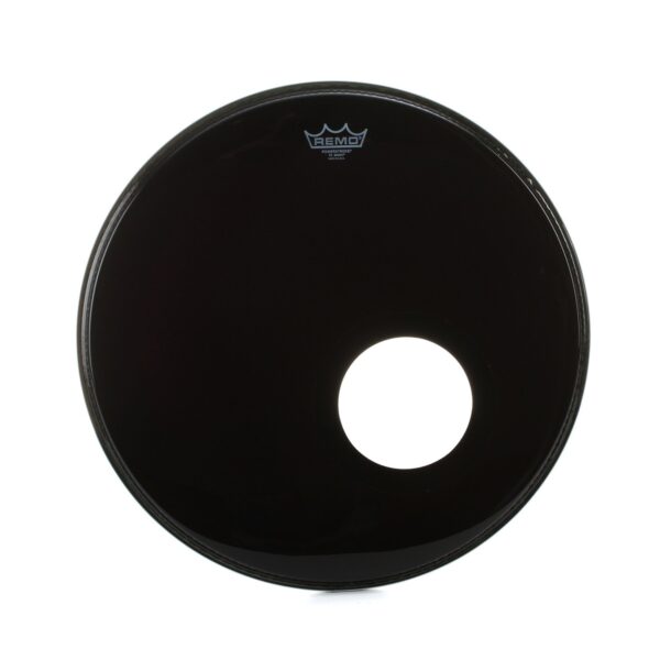 Remo - Powerstroke 3 Ebony 22" Bass DynamO 5" (P3-1022-ES)